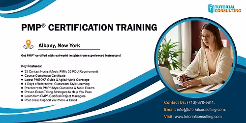 Get PMP\u00ae Certified \u2013 Join Our Classroom Bootcamp in Albany, NY