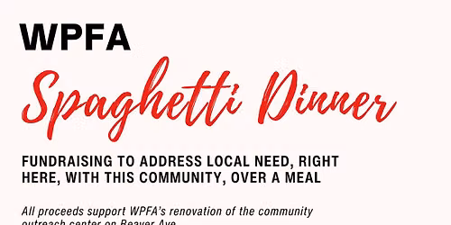 Western PA Foundation for the Arts Spaghetti Dinner 