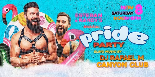 Esteban and Randy's Palm Spring pride Pool Party