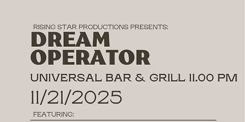 RISING STAR PRODUCTIONS PRESENTS