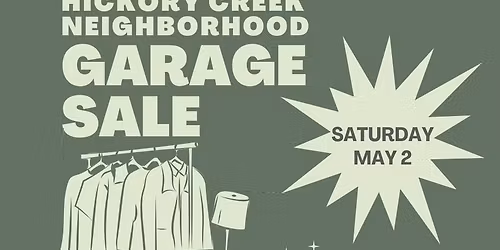 Neighborhood Garage Sale