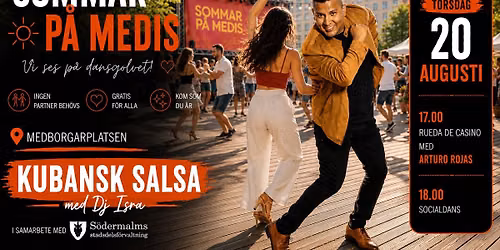 \ud83c\udf1e\ud83c\udfb6 Sommar p\u00e5 Medis! Kubansk Salsa med Dj Isra \ud83d\udc83\ud83d\udd7a