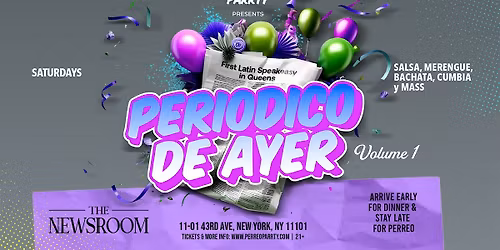 Periodico de Ayer  - Latin & Reggaeton Party at Newsroom Speakeasy