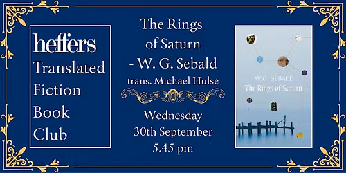 September Translated Fiction Book Club, at Heffers Bookshop