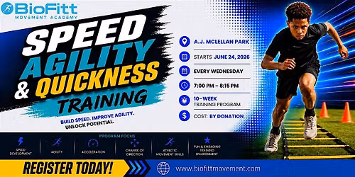 BioFitt Next Level Speed, Agility, and Quickness Training - 10 sessions