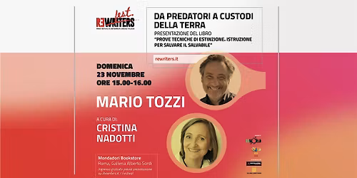 Da predatori a custodi della terra: incontro con Mario Tozzi