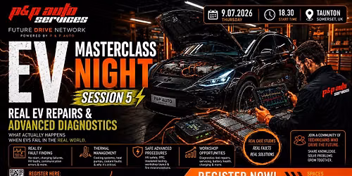EV Masterclass Night \u2014 Session 5: Real EV Repairs & Advanced Diagnostics