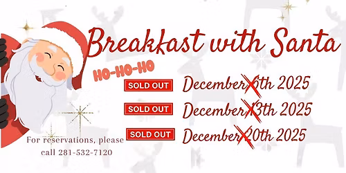 Breakfast with Santa! SOLD OUT!