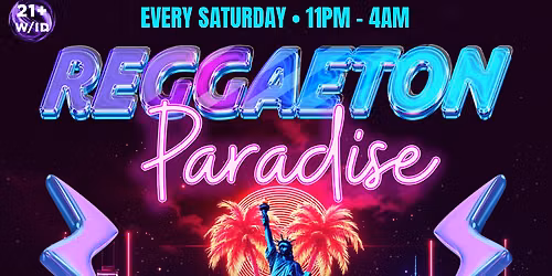 Reggaeton Paradise Saturday Nights @ Lost in Paradise Rooftop(Fiesta Latina NYC)