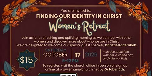 Women\u2019s Retreat: Identity in Christ