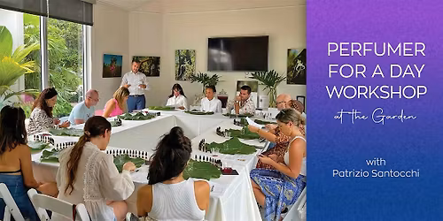 Perfumer for a Day Workshop with Patrizio Santocchi