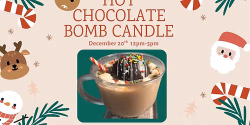 Hot Chocolate Bomb Candle