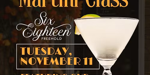 Sip Into Fall Martini Cocktail Class