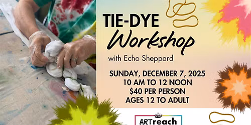 Tie Dye Workshop: Diamond Method