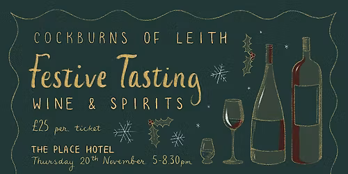 Cockburns of Leith Festive Tasting 2025