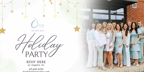 Ona Skincare Belle Meade Holiday Event
