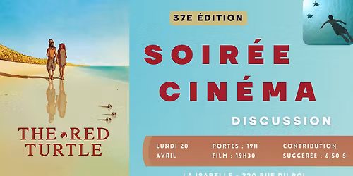 Soir\u00e9e cin\u00e9ma-discussion - 37e \u00e9dition