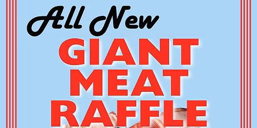Giant Meat Raffle with Football on the Big Screens