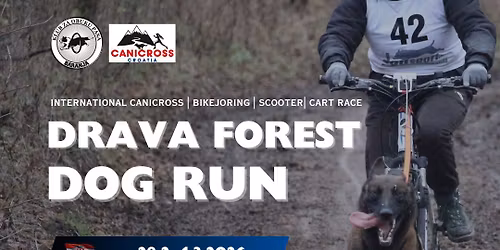 Drava Forest Dog Run - International Canicross, Bikejoring, Scooter & Cart race