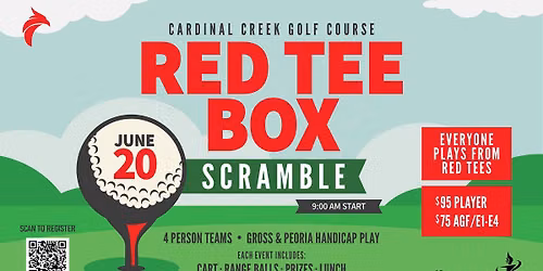 Red Tee Box Scramble
