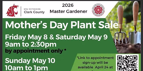 Mother's Day Plant Sale