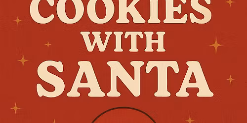 COOKIES WITH SANTA!