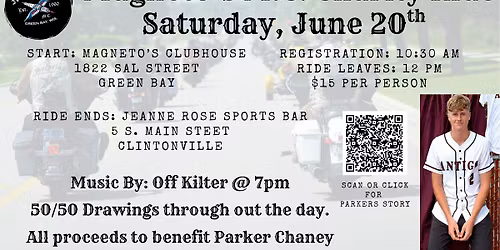 Magneto\u2019s M.C. Charity Ride 2026