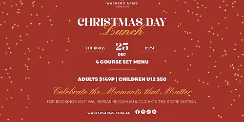 Walkers Arms Hotel - Christmas Day Lunch 2025