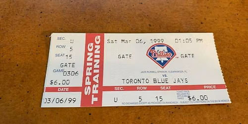 Spring Training - Philadelphia Phillies at Toronto Blue Jays at TD Ballpark