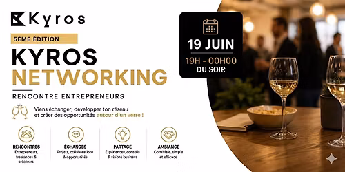 5EME AFTERWORK NETWORKING ENTREPRENEUR