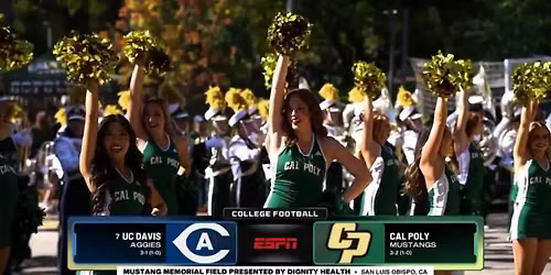 Cal Poly Mustangs at UC Davis Aggies Football at UC Davis Health Stadium