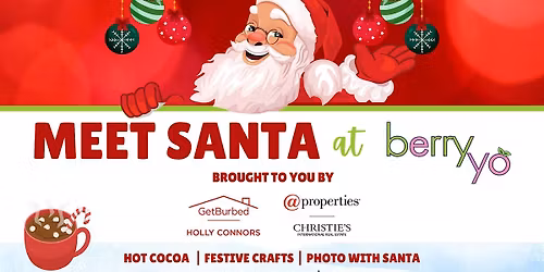 Meet Santa at Berry Yo! Thursday, December 11