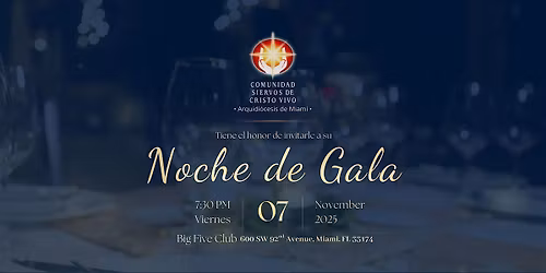 Noche de Gala Comunidad Siervos de Cristo Vivo Miami 2025