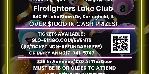 Glo-Bingo Fundraiser