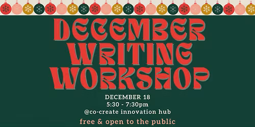 December Workshop - Sharing Circle