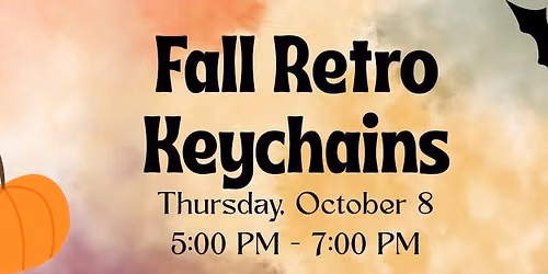 Fall Retro Keychains