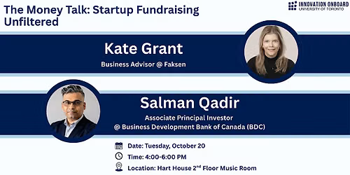 The Money Talk: Startup Fundraising Unfiltered