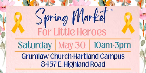 Spring Market for Little Heroes