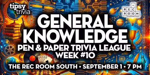 Edmonton: Rec Room South - Pen & Paper GK League Week 10 - Sep 1, 7pm