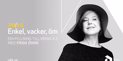 Lunchkonsert \u2013 Enkel, vacker, \u00f6m \u2022 20\/11 \u2022 Uppsala Konsert & Kongress