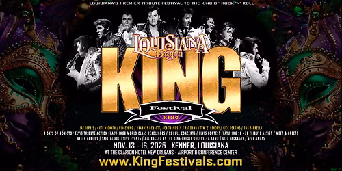 2025 Louisiana Bayou King Festival