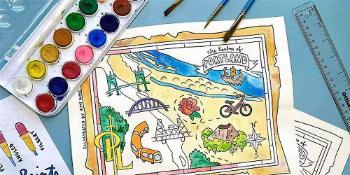 Watercolor Worlds: Intro to Watercolor at The Paladins League