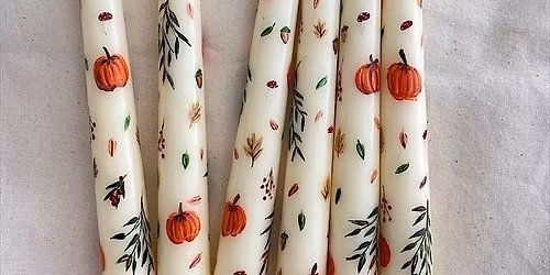 Autumn Candle Painting Workshop