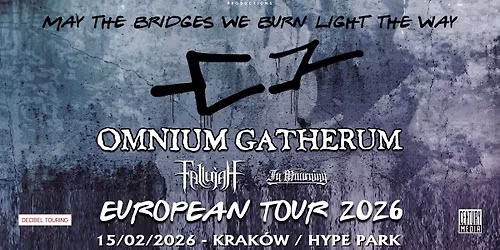 Omnium Gatherum + Fallujah, In Mourning \/ 15 II 2026 \/ Krak\u00f3w