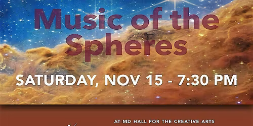 Live Arts Maryland Presents Music of the Spheres