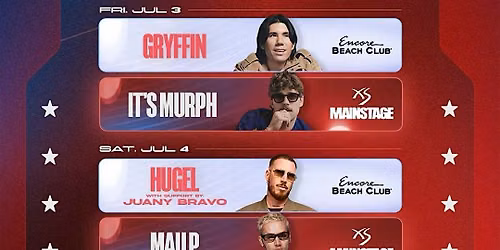 4TH OF JULY ENCORE BEACH CLUB