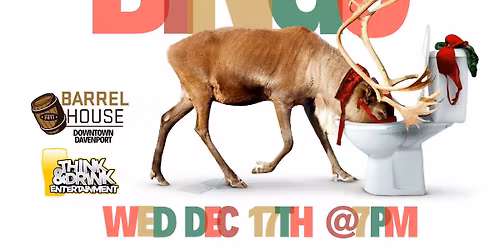 Office Xmas Party Music Bingo @ Barrel House (Downtown Davenport, IA) \/ Wed Dec 17th @ 7pm