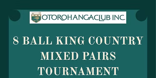 \ud83c\udfb1 8Ball King Country Mixed Pairs Tournament