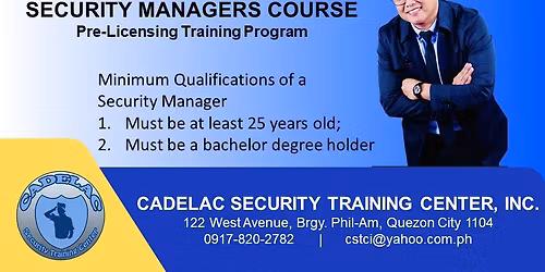 Security Manager Course