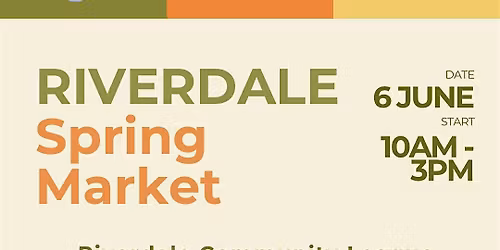 Riverdale Spring Market - June 6, 2026